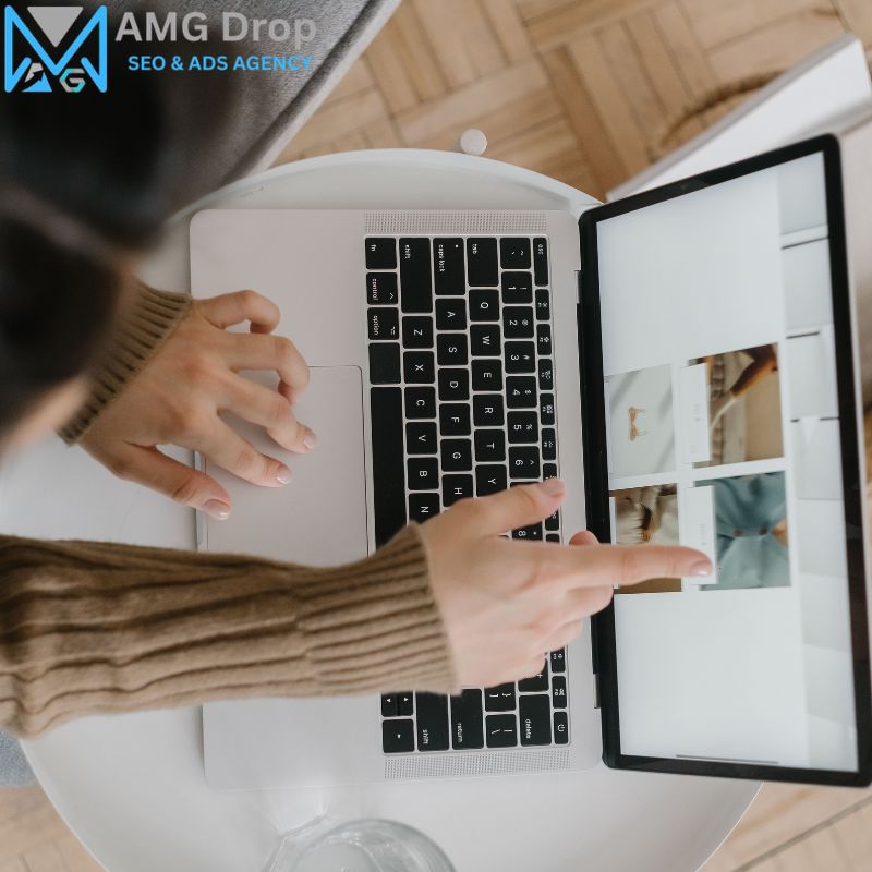 E-commerce Store Website Design Portfolio - AMG DROP